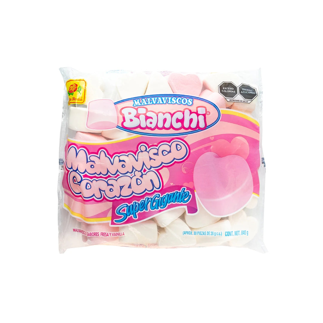 Dulces La Rosa Bianchi Bombon Super Gigante Corazon 30 Pz (5)