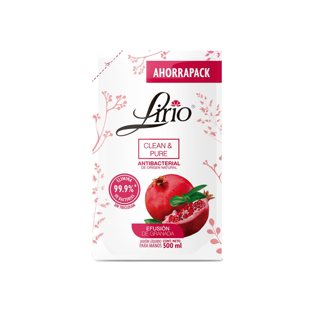 Jabon Para Manos Liquido Lirio Granada 500 Ml (12)
