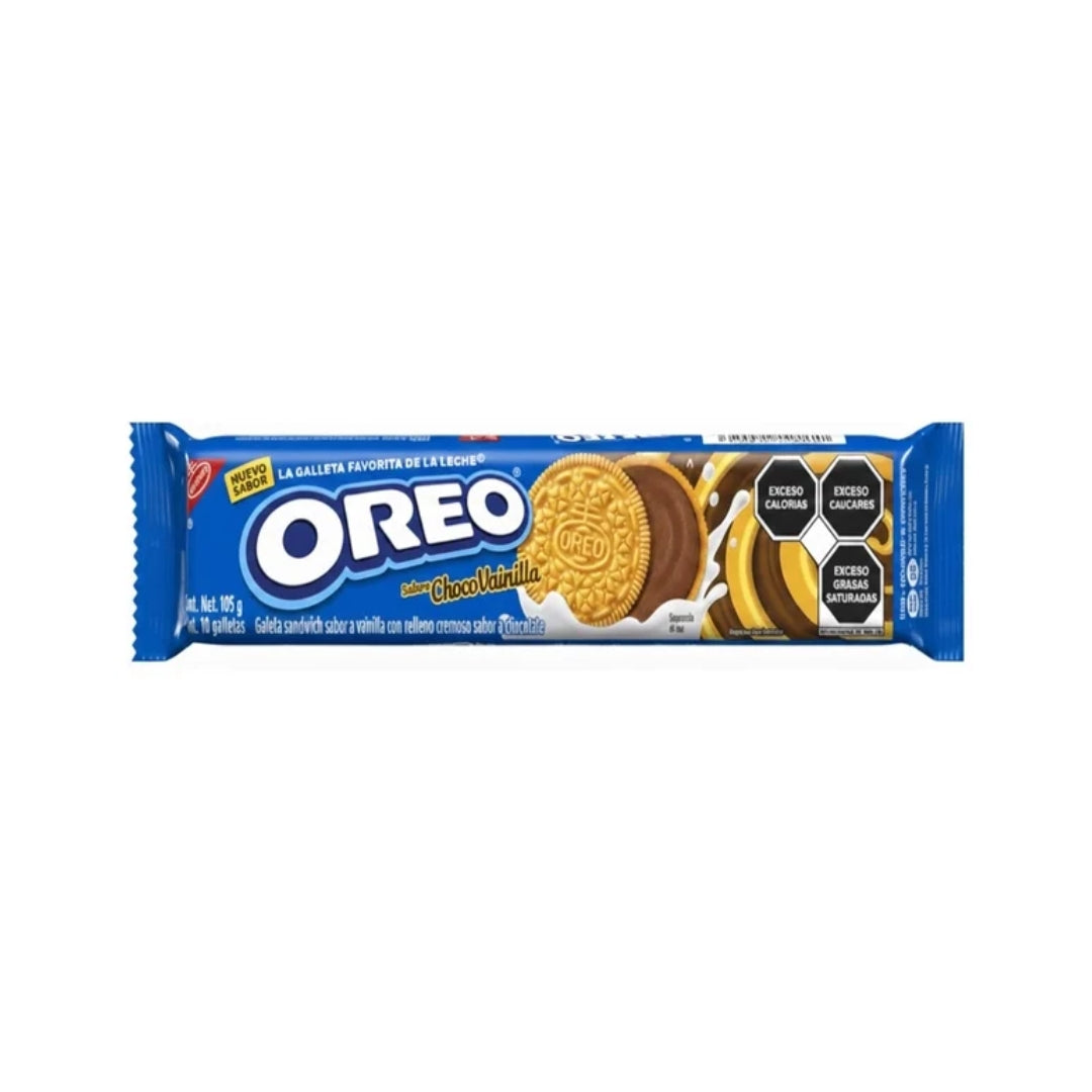 Galletas Nabisco Oreo Choco Vainilla 105 Gr (12)