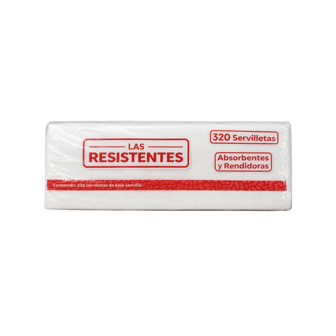Servilletas Las Resistente 320 Pz (12)