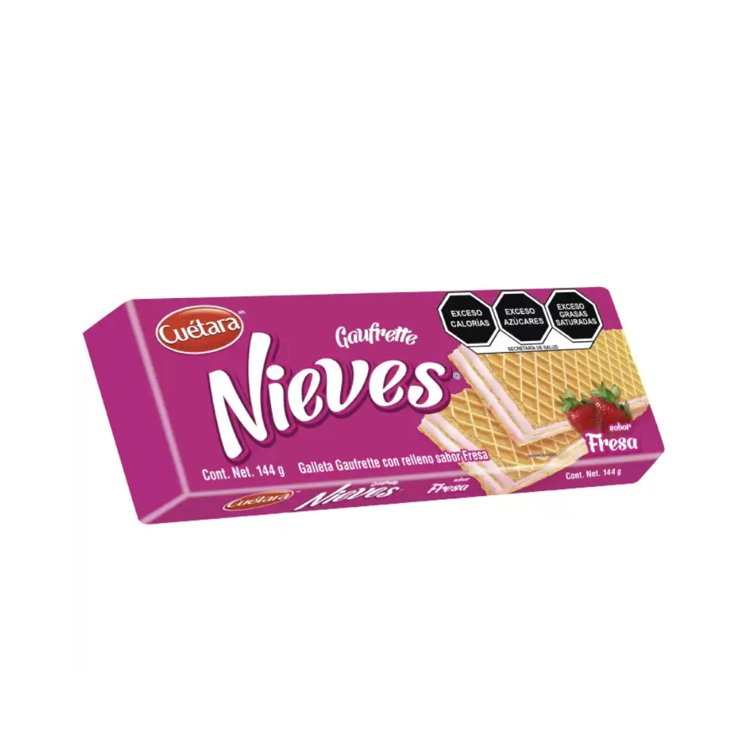 Galletas Cuetara Nieves Fresa 144 Gr