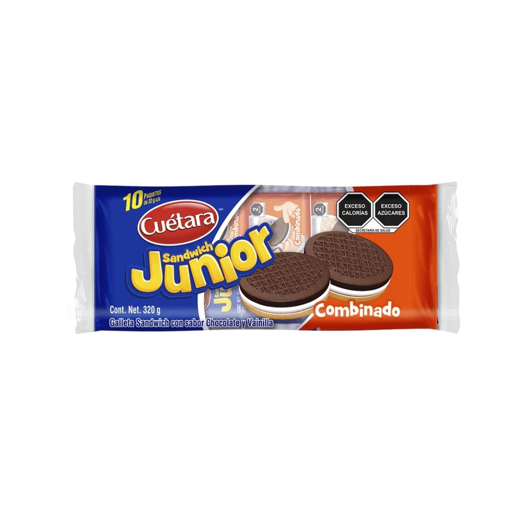 Galletas Cuetara Sandwich Jr Combinado 320 Gr
