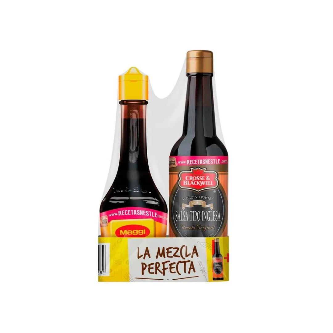 Salsa De Cocina Maggi Jugo 45 Ml + Crosseblack Inglesa 145 Ml (1)