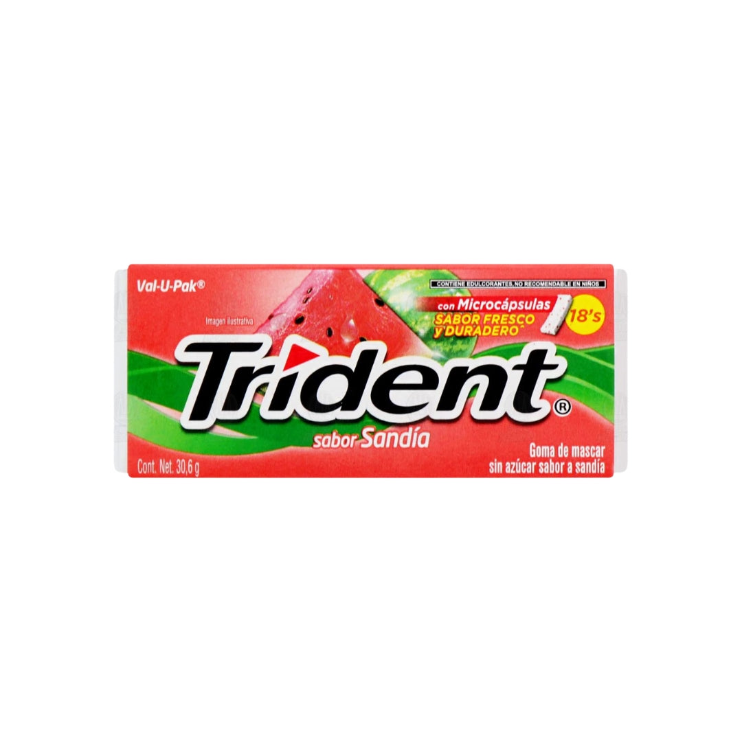 Dulces Pieza Trident Sandia 30.6 Gr (12)