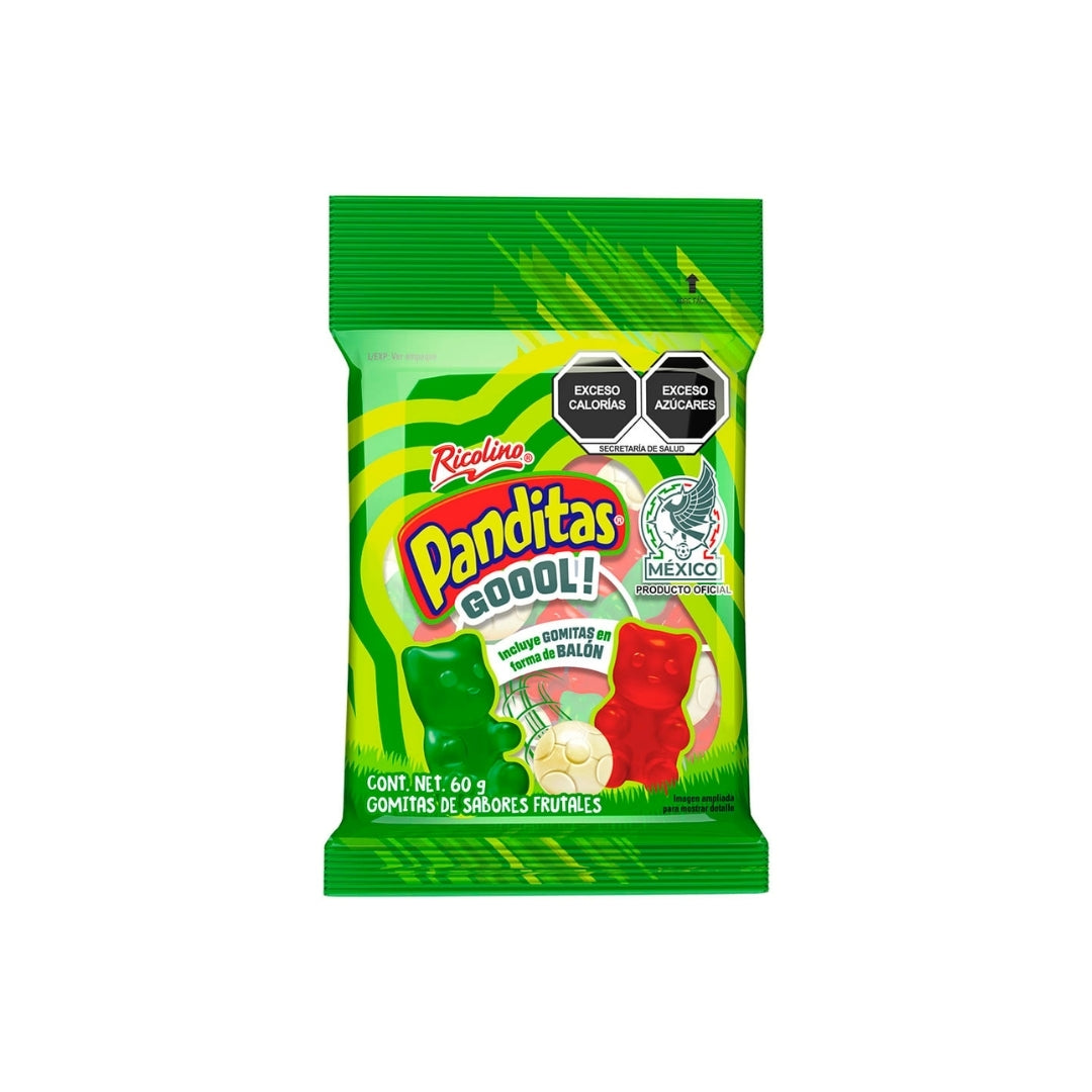 Dulces Piezas Ricolino Panditas Gooool 60 Gr (8)