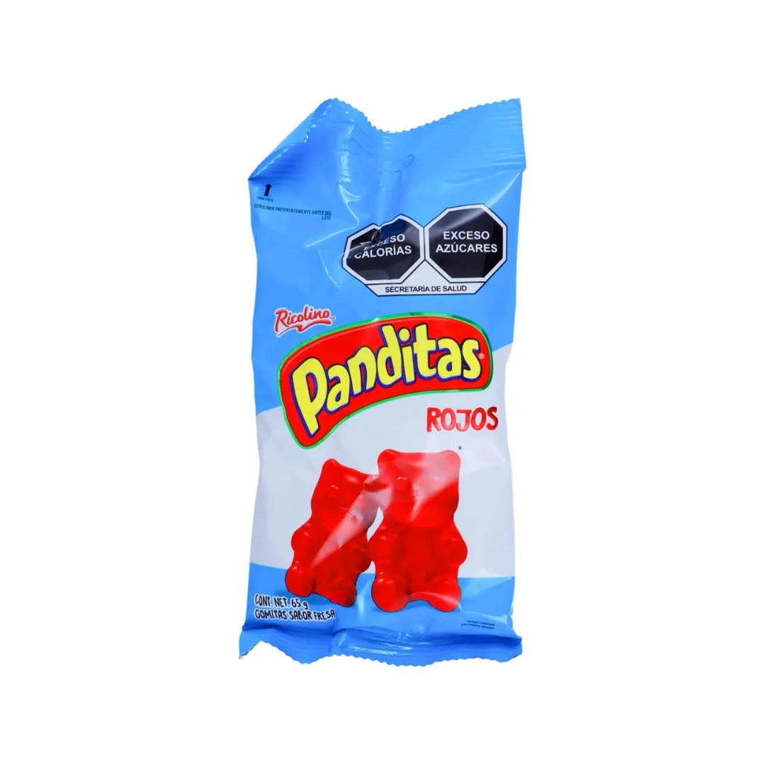 Dulces Pieza Ricolino Panditas Rojos 65 Gr (6)
