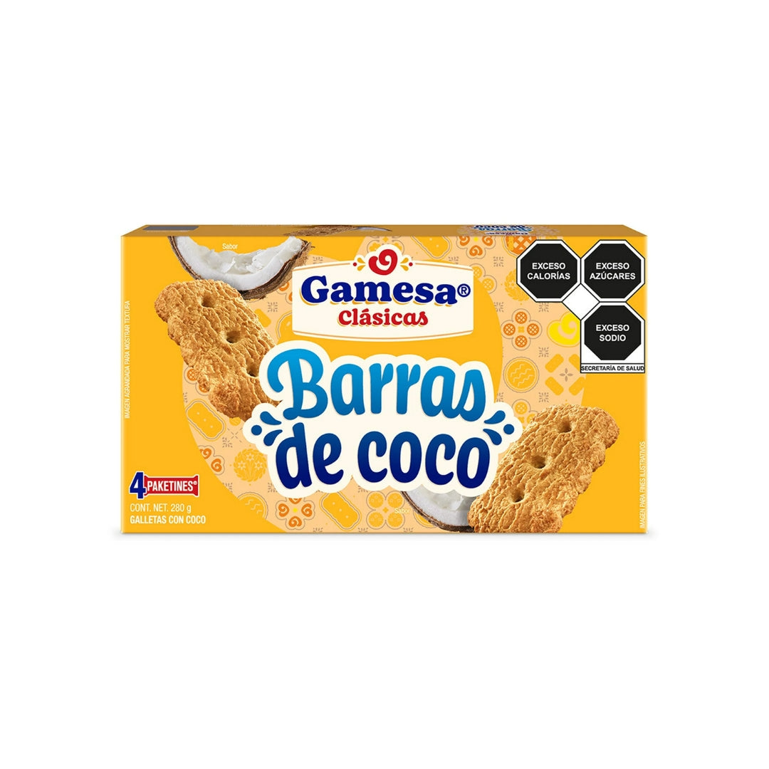 Galletas Gamesa Barras De Coco 280 Gr (10)