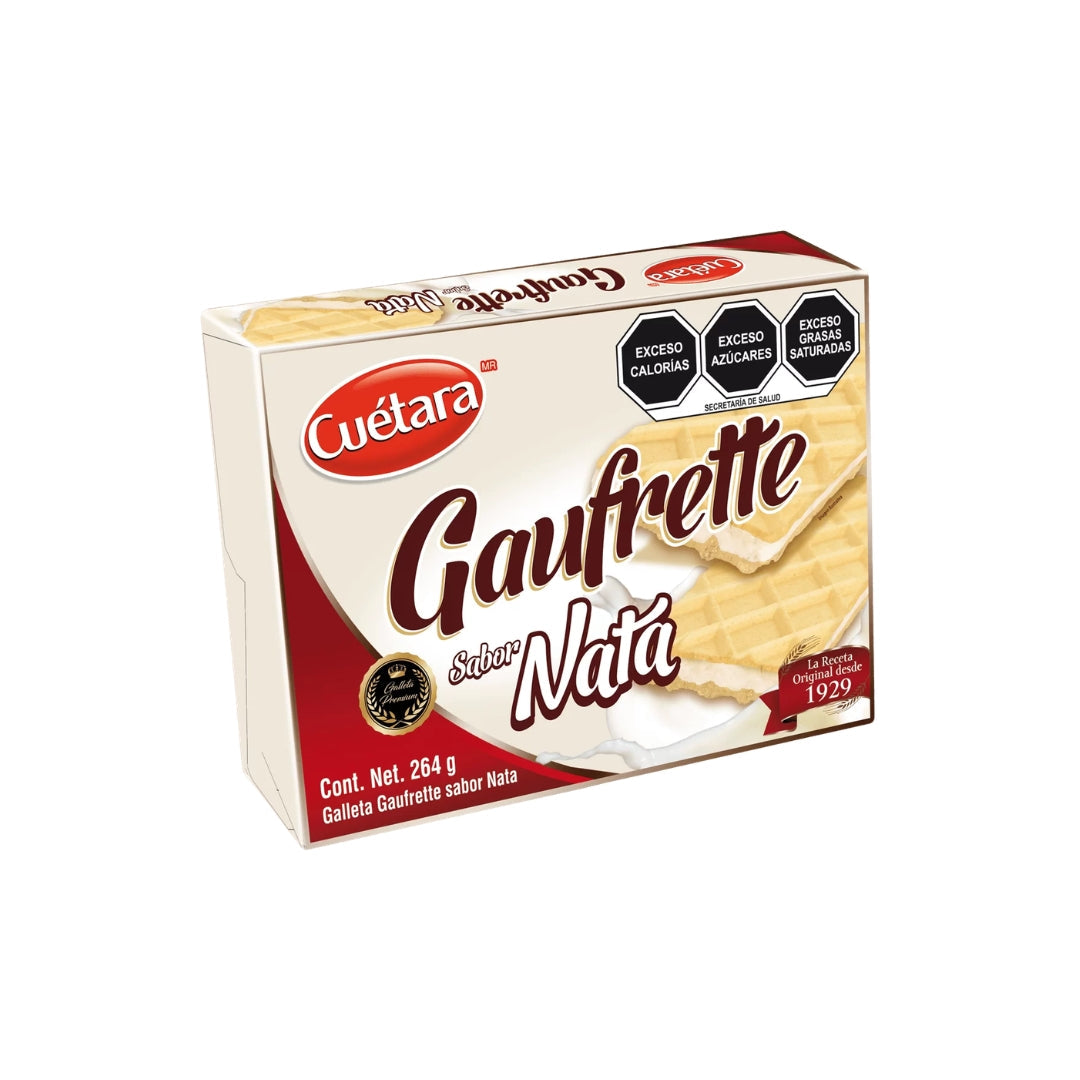 Galletas Cuetara Gaufrette Nata 264 Gr (12)