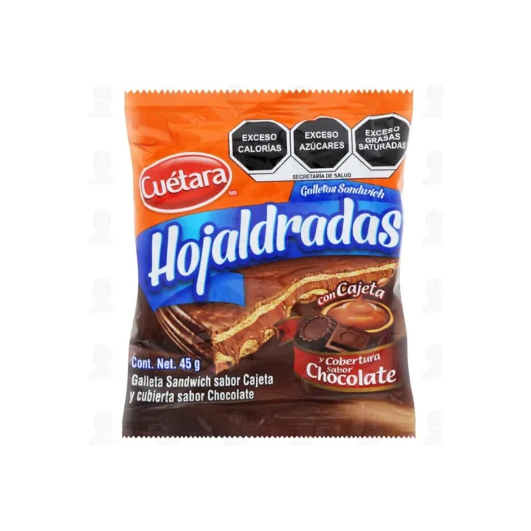 Galletas Cuetara Hojaldradas Chocolate C/Cajeta 45 Gr (7)