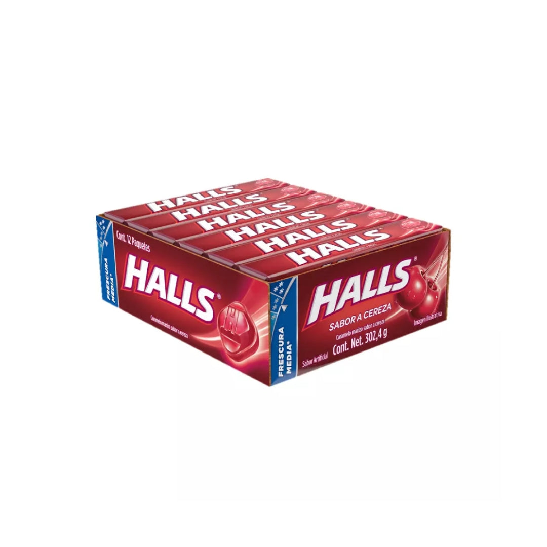 Dulces Halls Cereza 297 Gr 12 Pz (1)