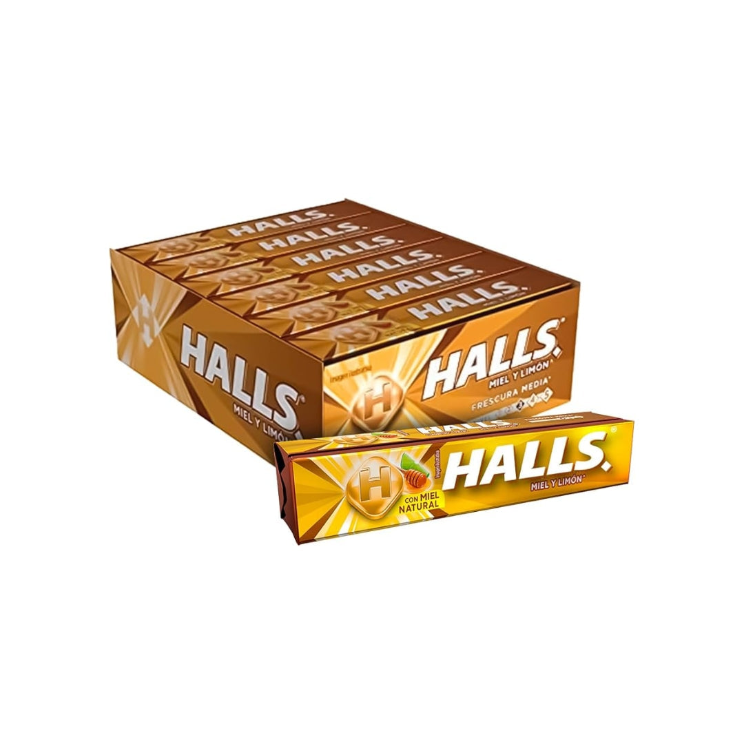 Dulces Halls Miel Y Limon 297 Gr 12 Pz (1)