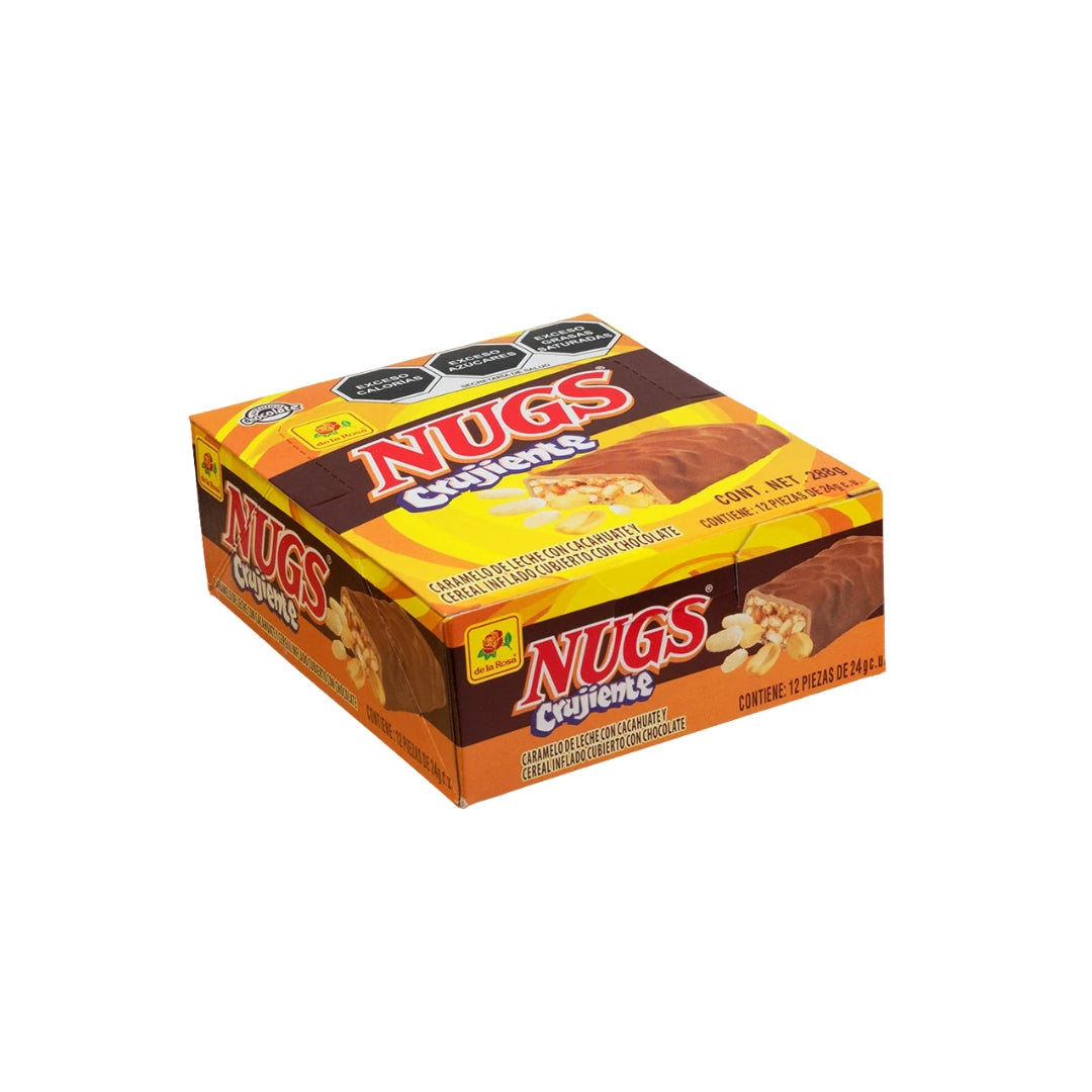 Chocolate Dulce PiezaLa Rosa Nugs Crujiente 21 Gr (12)