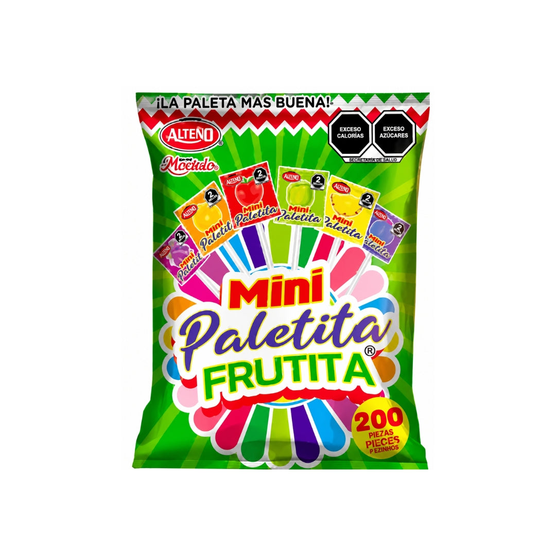 Dulces Alteño Paleta Frutita Mini 800 Gr 200 Pz (1)