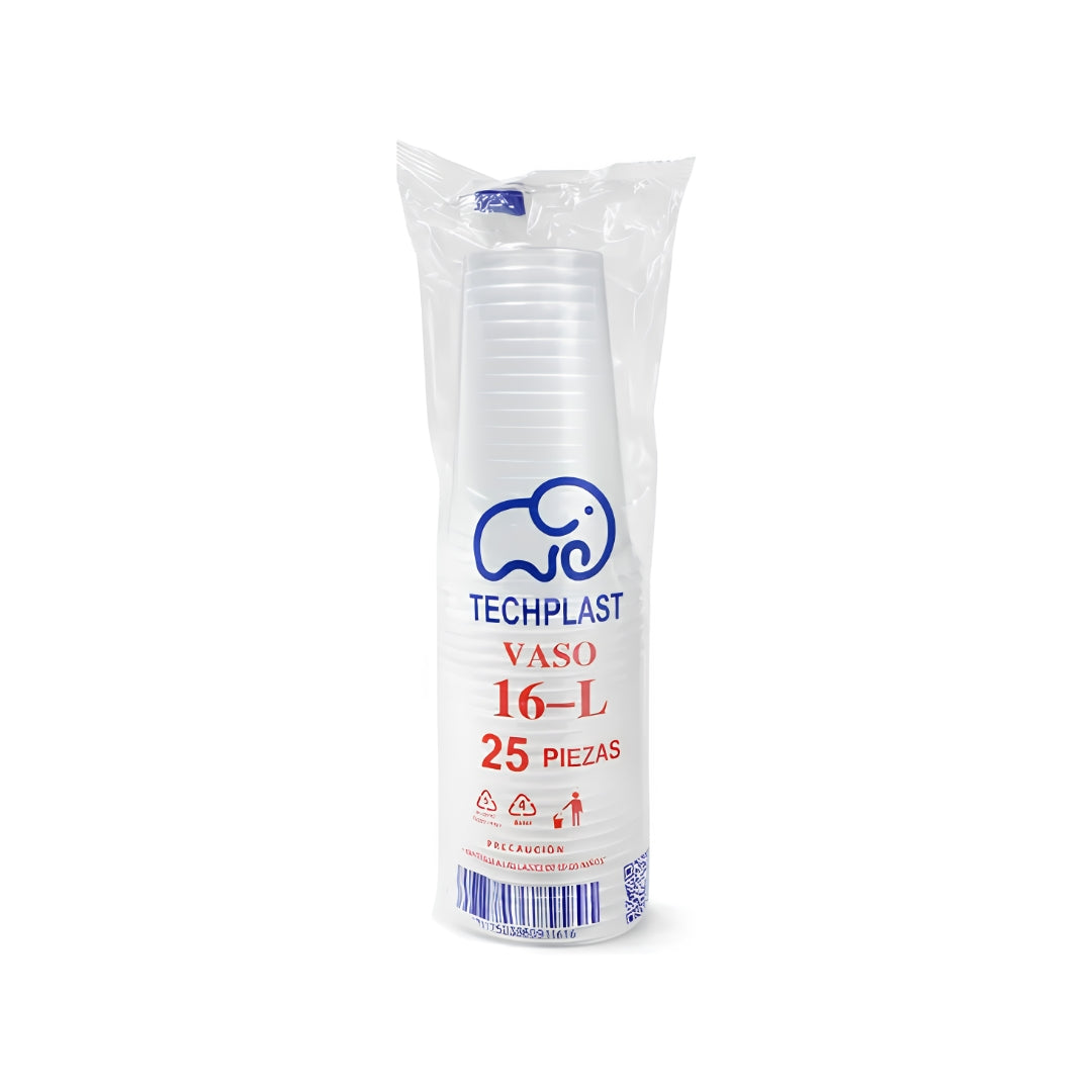 Vasos TechPlast #16 25 Pz (40)