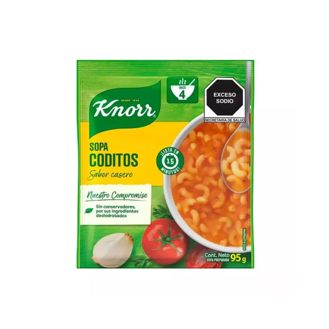 Sopa Instantanea Knorr Coditos 95Gr. (12)