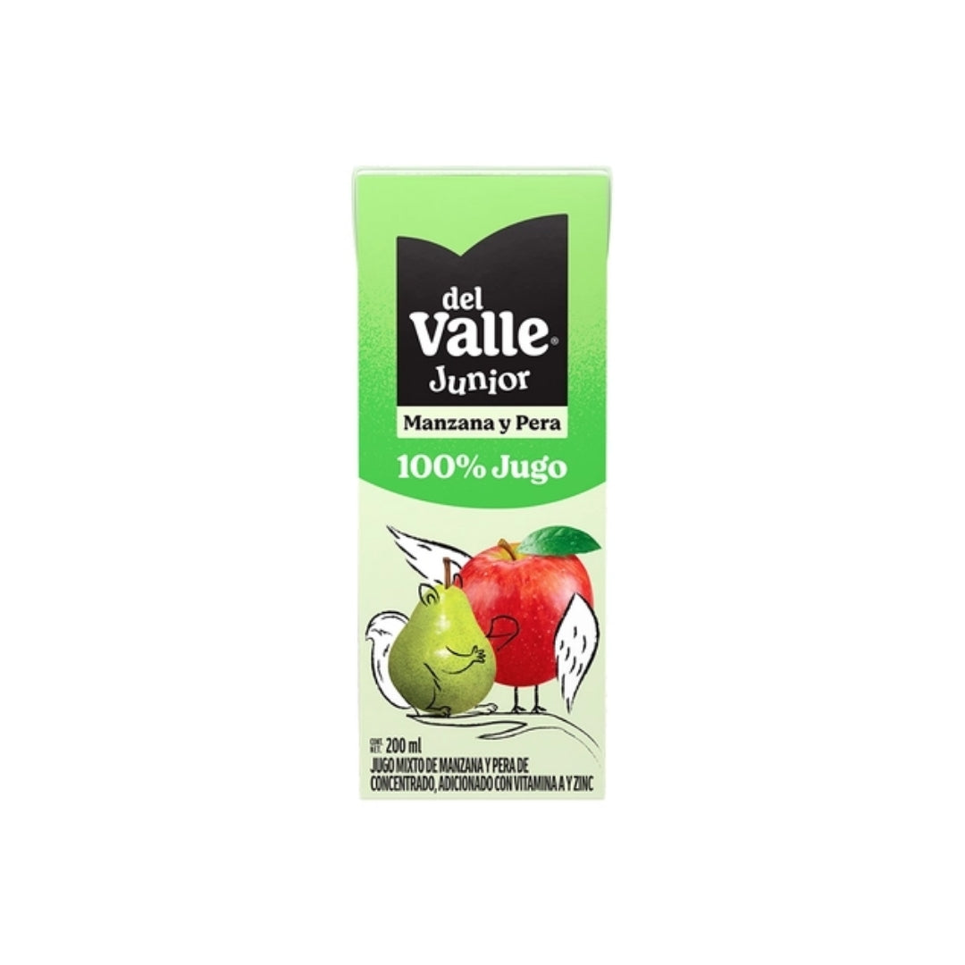 Jugo Tetra Del Valle Jr Minibrick Manzana Pera 200 Ml (24)