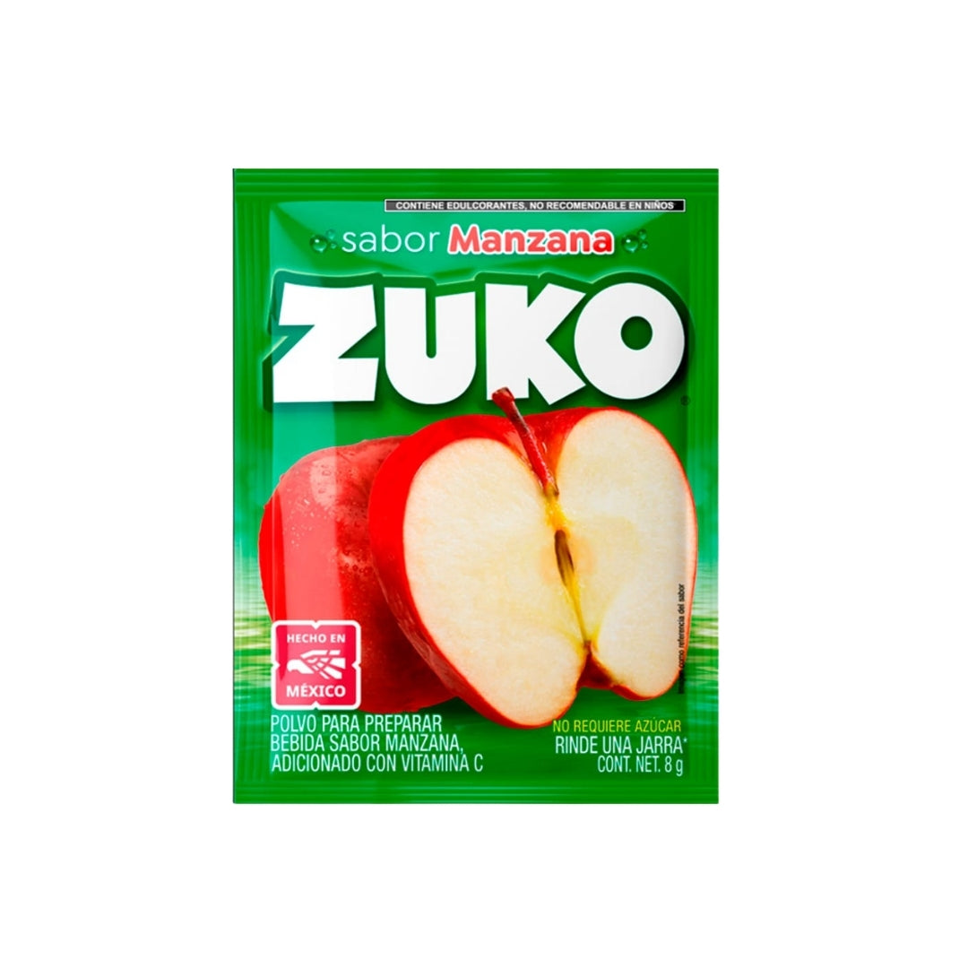 Bebida En Polvo Zuko Manzana 8 Gr (96)