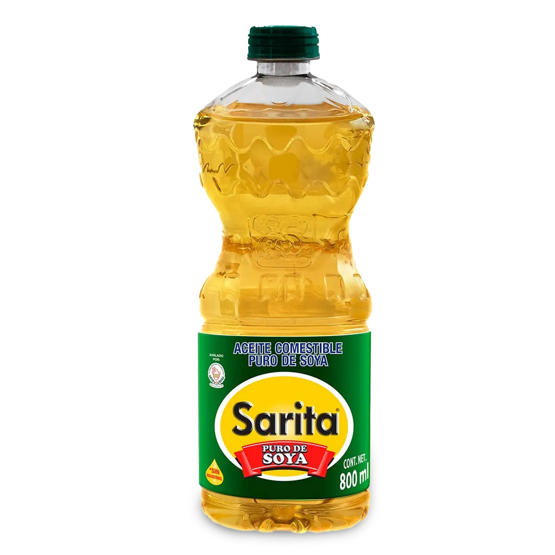 Aceite Sarita Puro De Soya 800Ml