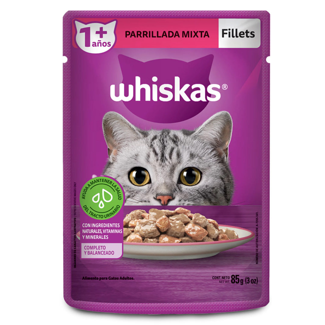 Alimento Gato Sobre Whiskas Parrillada 85Gr