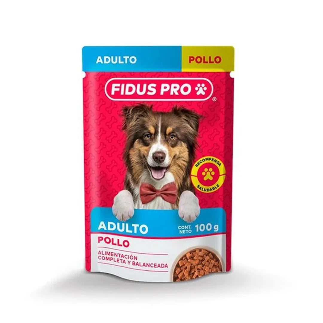 Alimento Perro Sobre Fidus Pro Adulto Pollo 100Gr