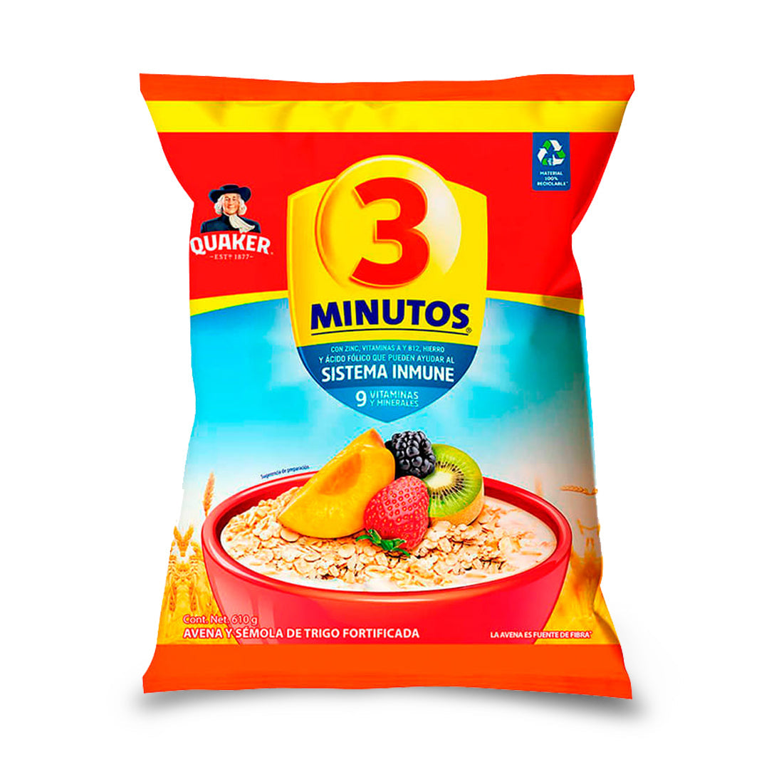 Avena 3 Minutos 610 Gr