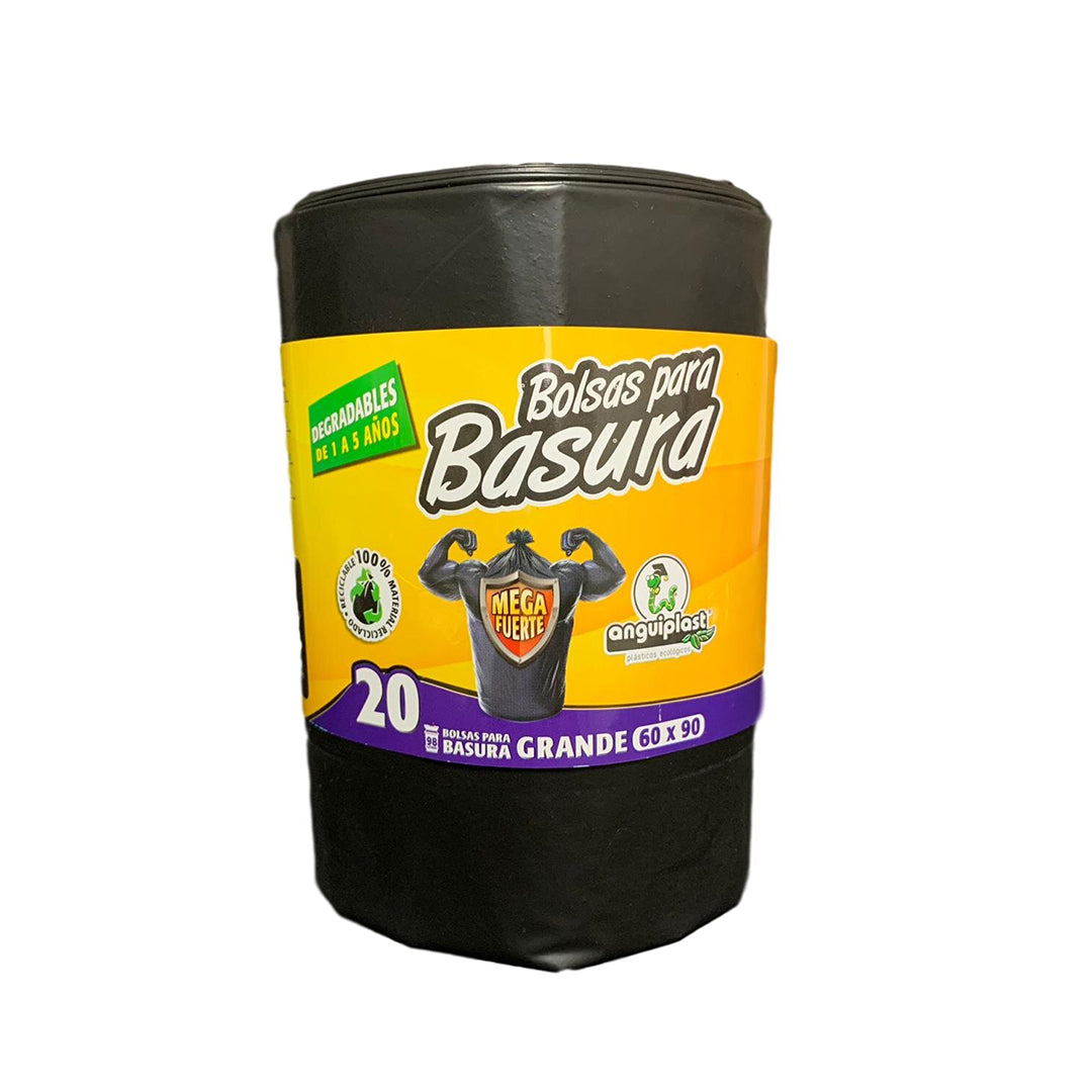 Bolsas Valladolid Rollo Negra 60X90 20 Pz