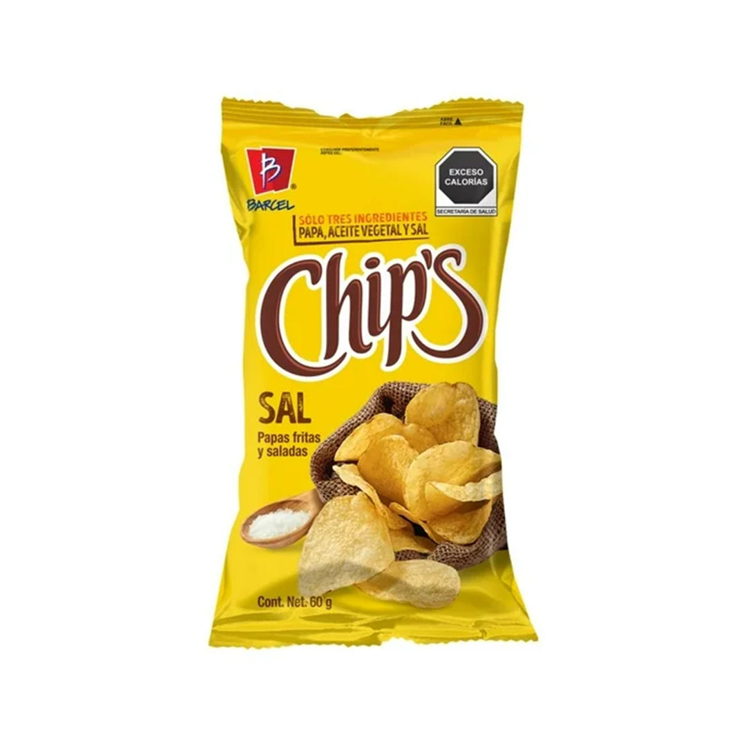 Botana Barcel Chips Sal De Mar 62 Gr