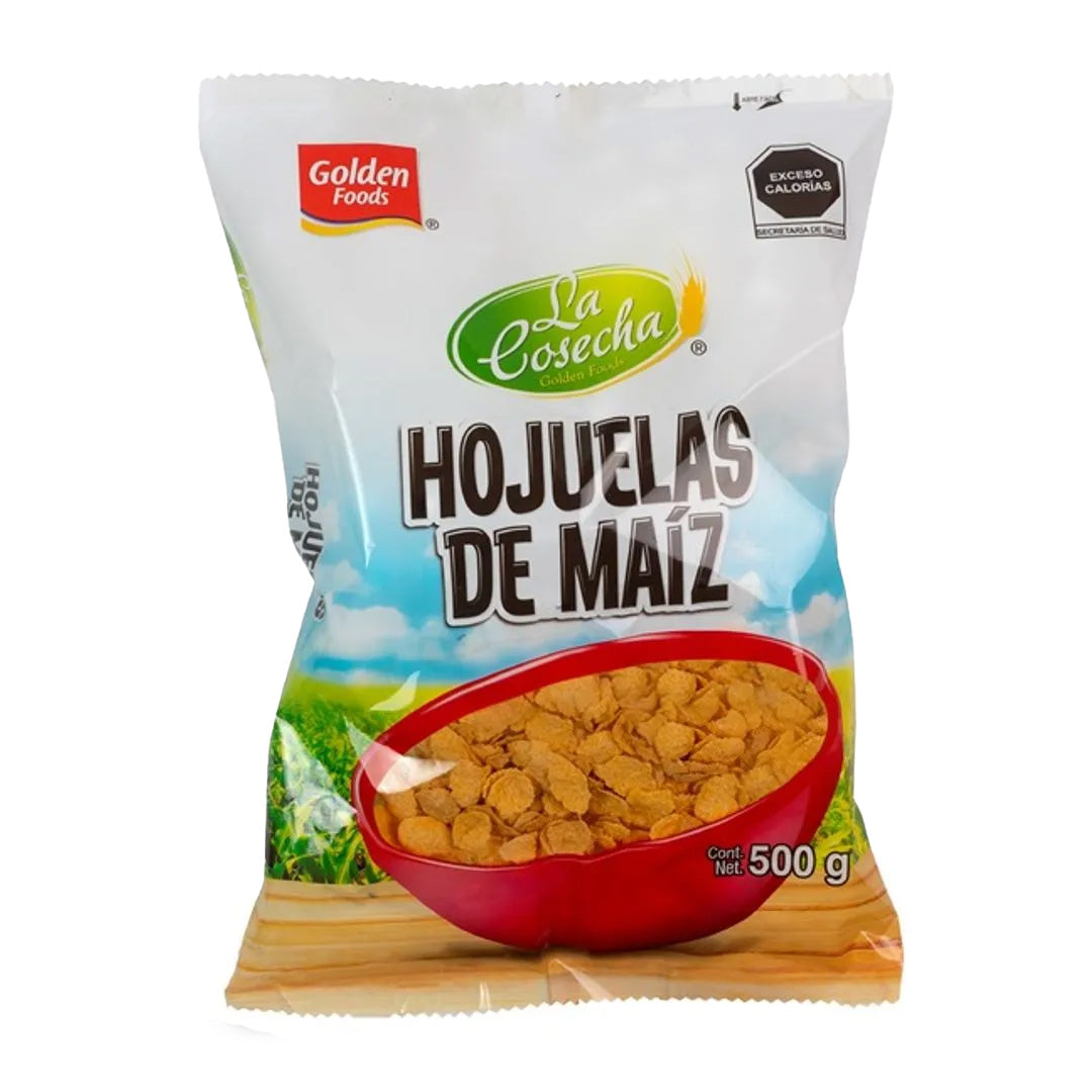 Cereal Golden Foods Hojuelas De Maiz Bolsa 500 Gr