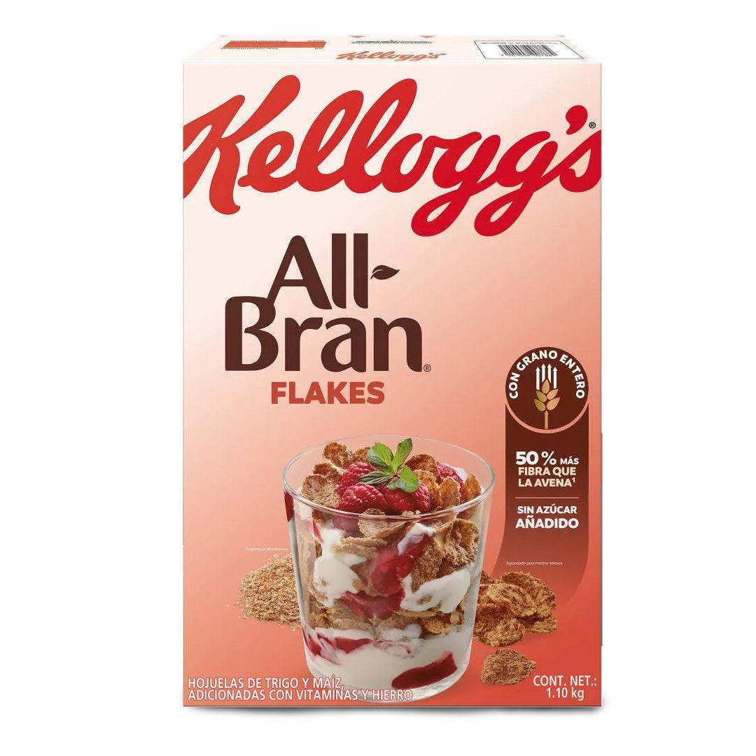 Cereal Kelloggs All Bran Flakes 1.10 Kg Pz