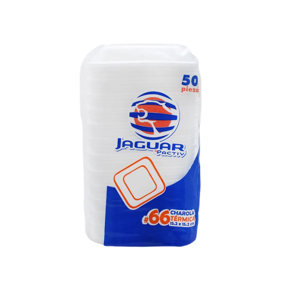 Charolas Termicas Jaguar #66 50 Pz