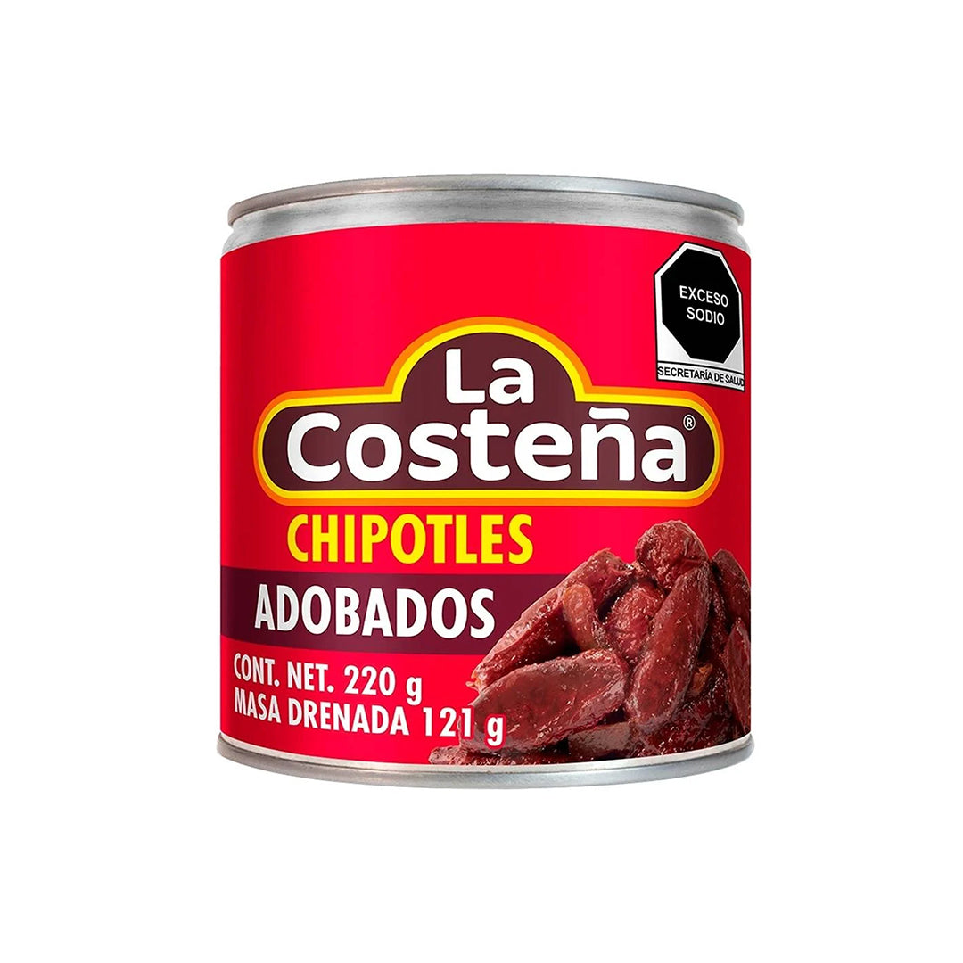Chiles En Lata Costeña Chipotle 220Gs