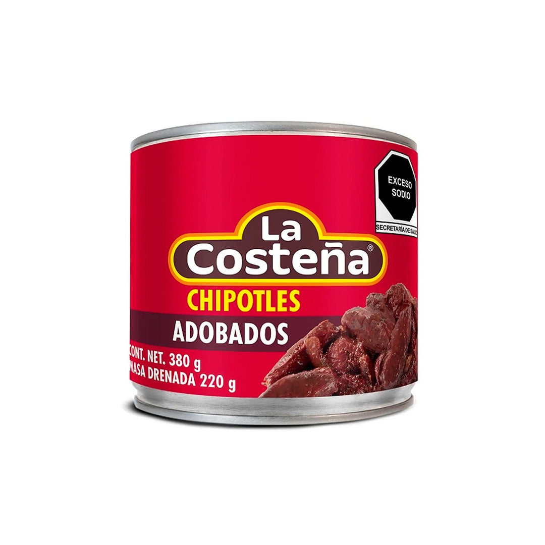 Chiles En Lata Costeña Chipotle 380 Grs