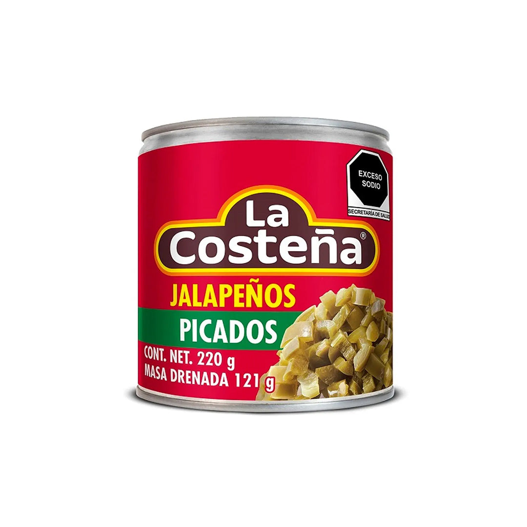 Chiles En Lata Costeña Jalapeños 220G