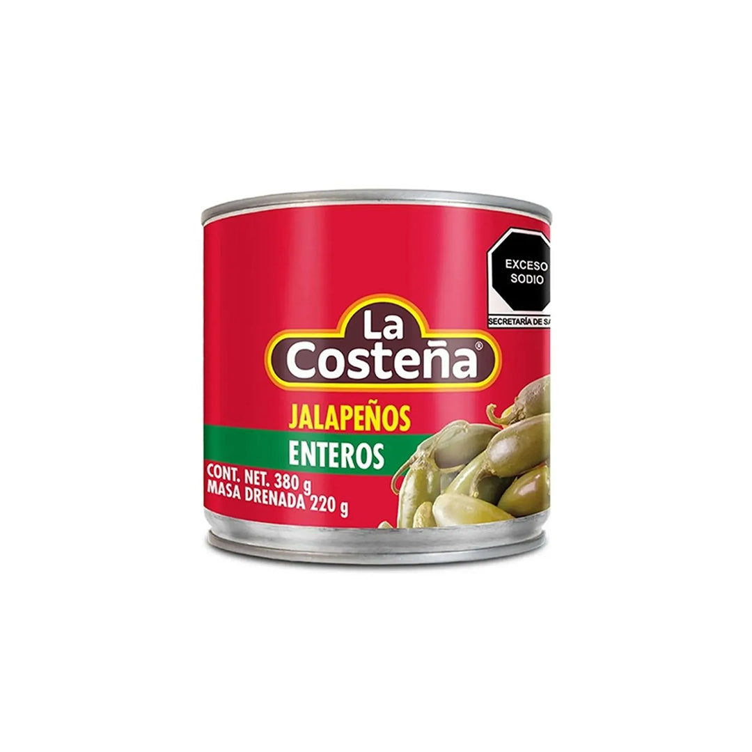 Chiles En Lata Costeña Jalapeños 380 Gr