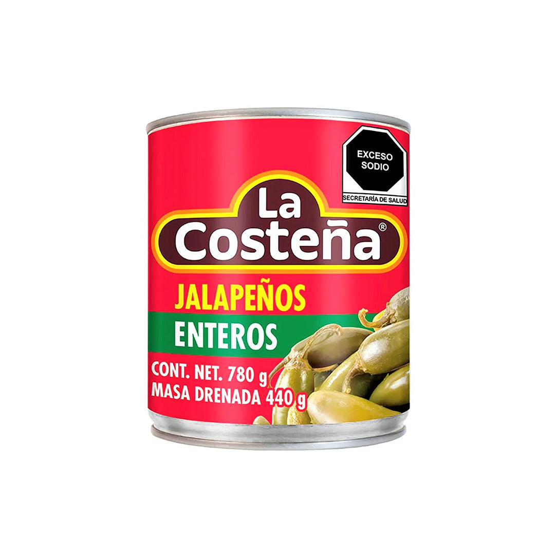 Chiles En Lata Costeña Jalapeños 780 Gr