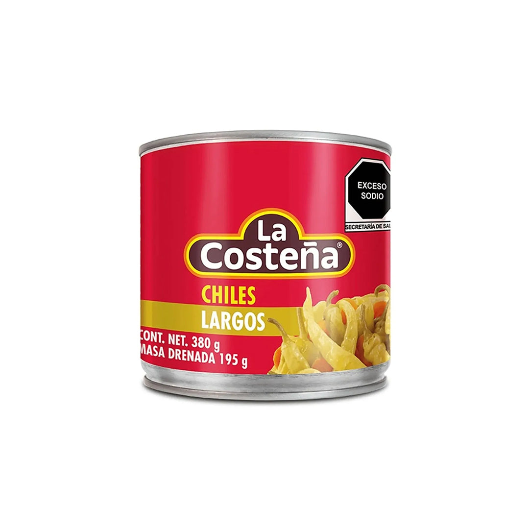 Chiles En Lata Costeña Largos 380 Gr