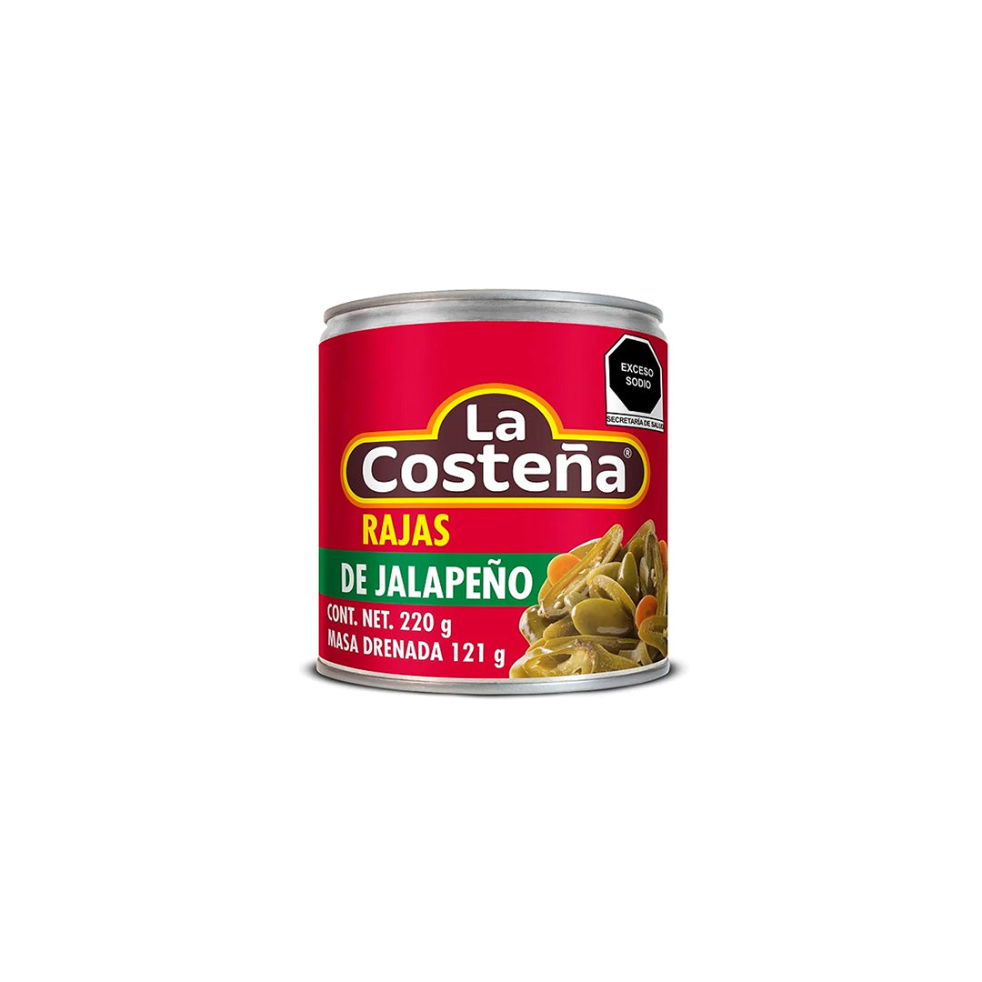 Chiles En Lata Costeña Rajas 220 Grs