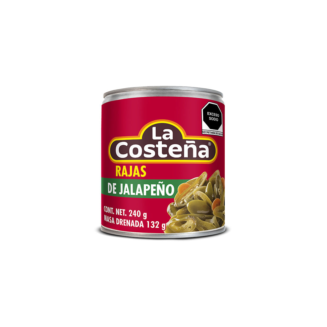 Chiles En Lata Costeña Rajas 240 Grs