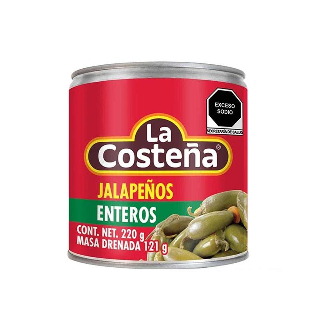 Chiles En Lata Costeña Serranos 220 Gr