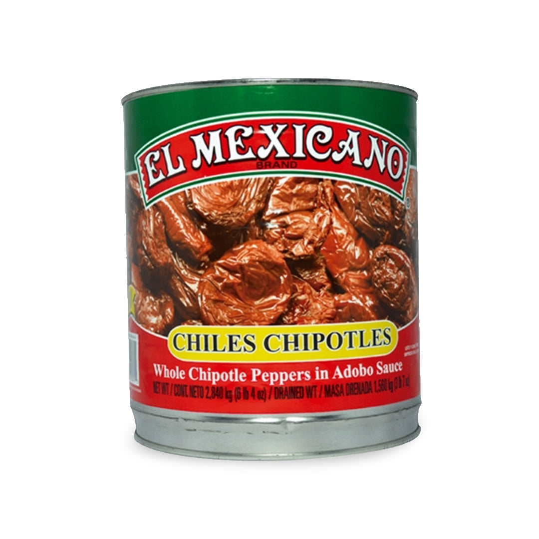 Chiles En Lata El Mexicano Chipotle 2.84 Kg