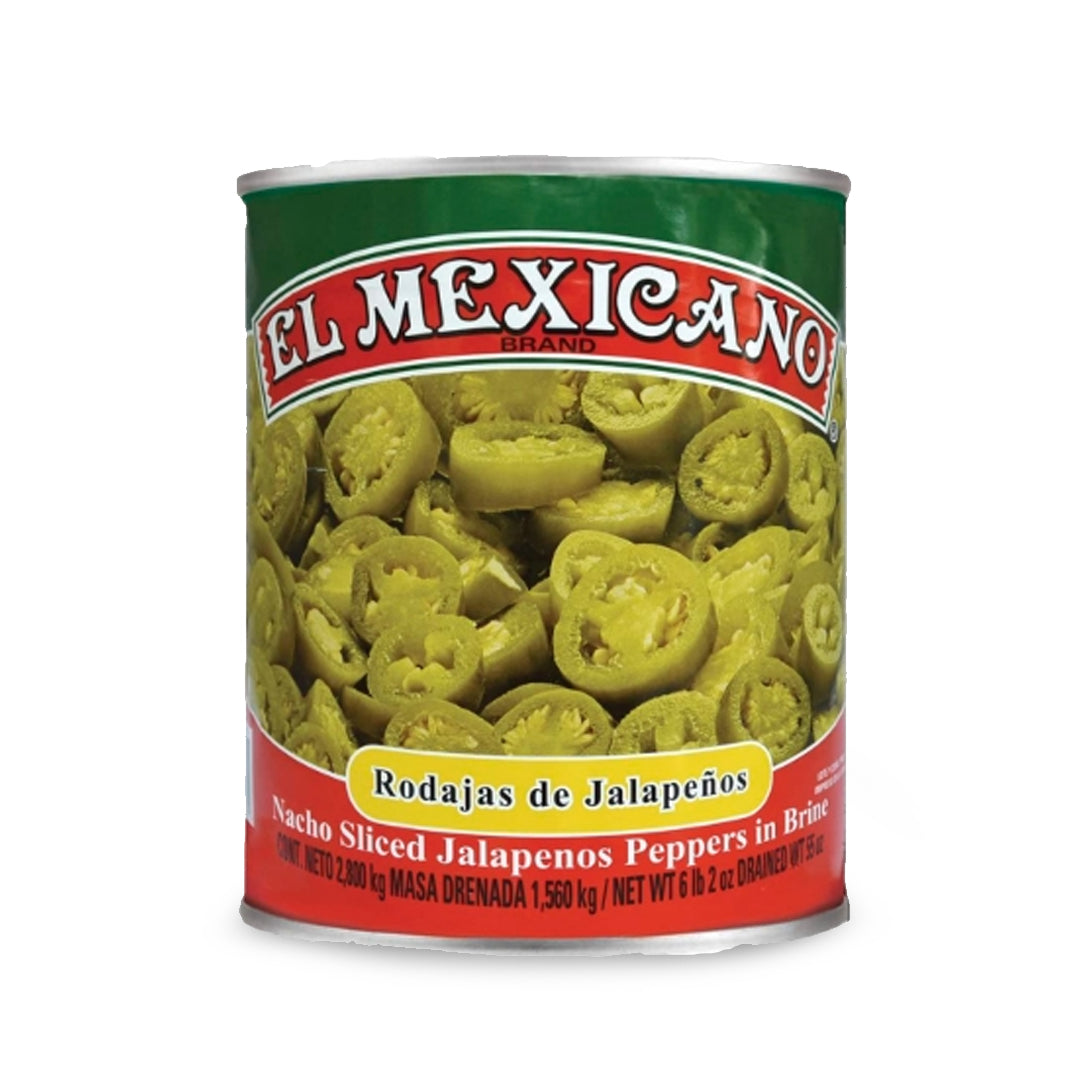 Chiles En Lata El Mexicano Nachos 2.8 Kg.