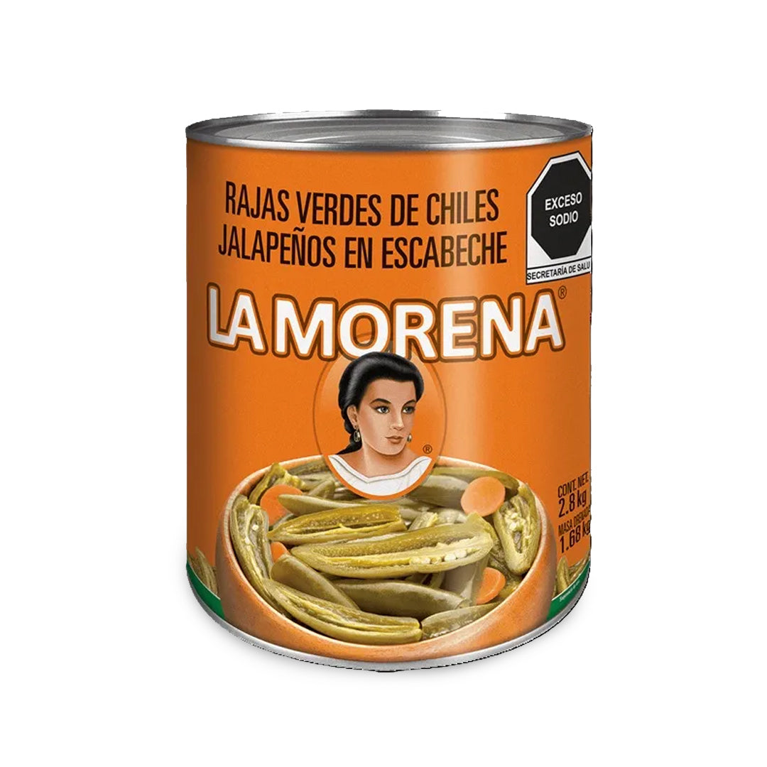 Chiles En Lata Morena Jalapeños 2800 Gr