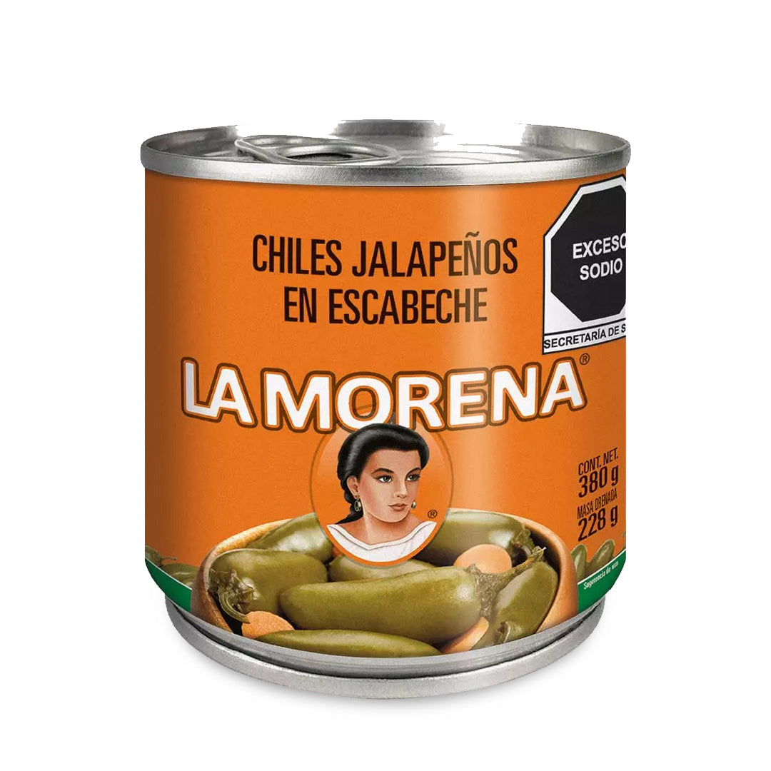 Chiles En Lata Morena Jalapeños 380 Grs
