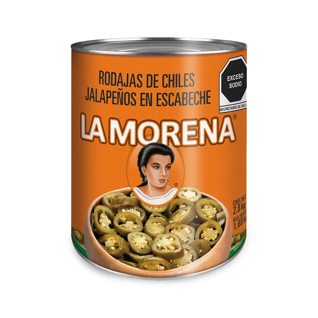 Chiles En Lata Morena Nachos 2.8 Kg