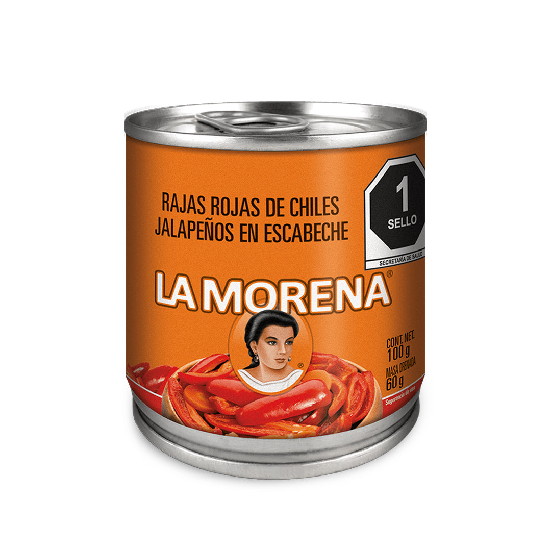 Chiles En Lata Morena Rajas 100 Gr