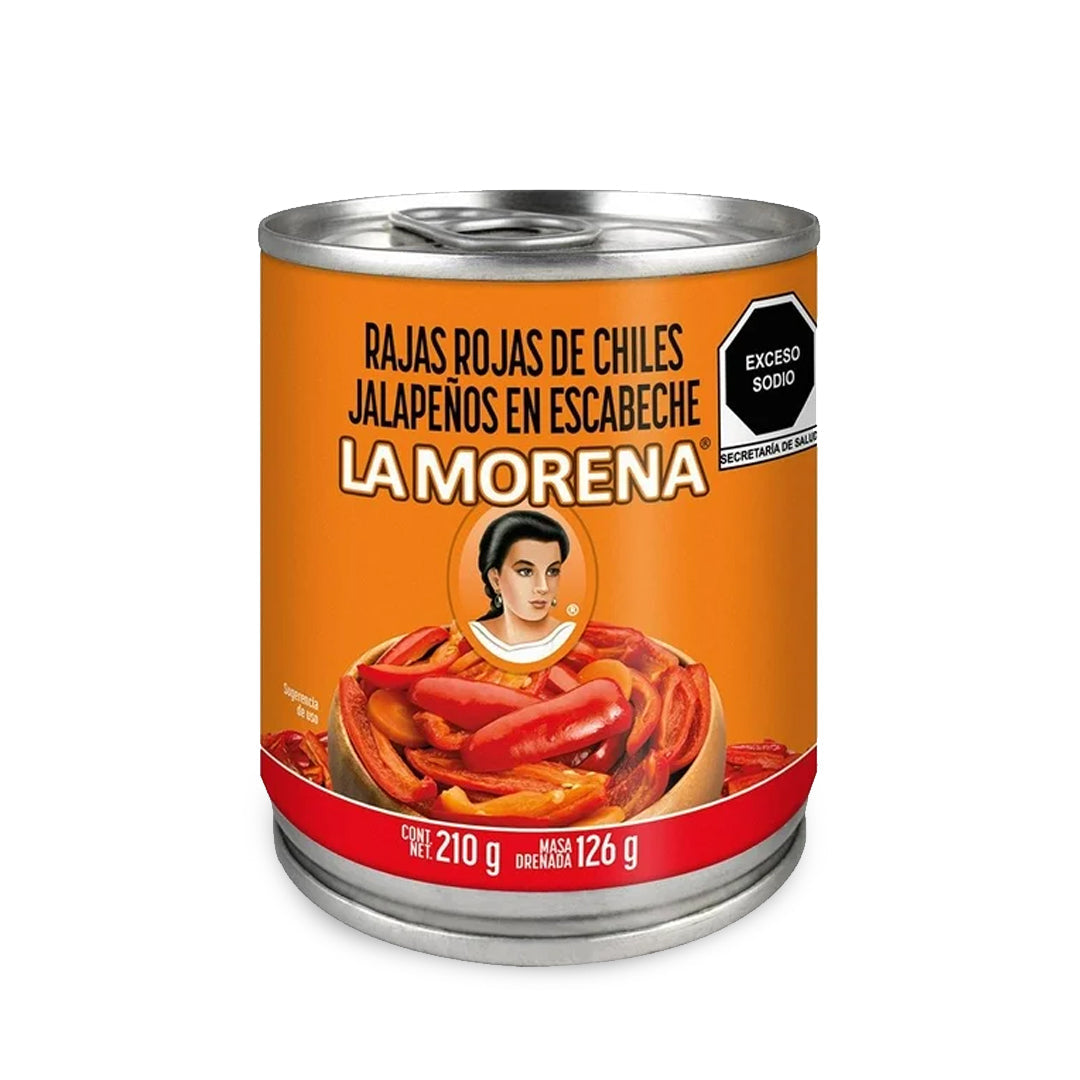Chiles En Lata Morena Rajas 200 Gr