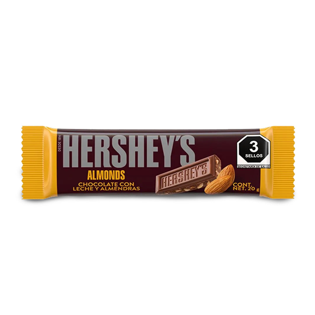 Chocolate Dulce Hersheys Almendras 6/27Gr
