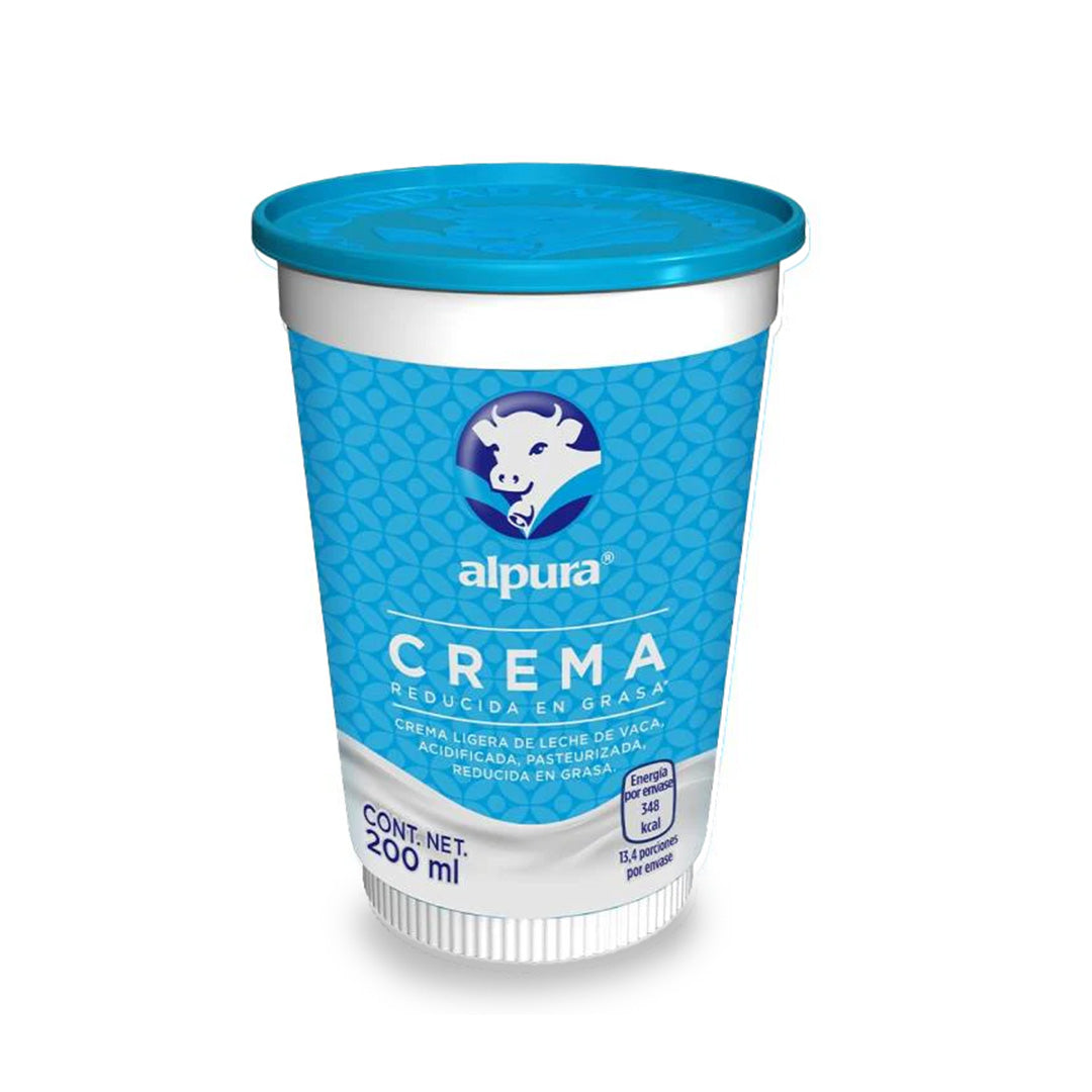 Cremas Alpura Baja En Grasa 200 Ml
