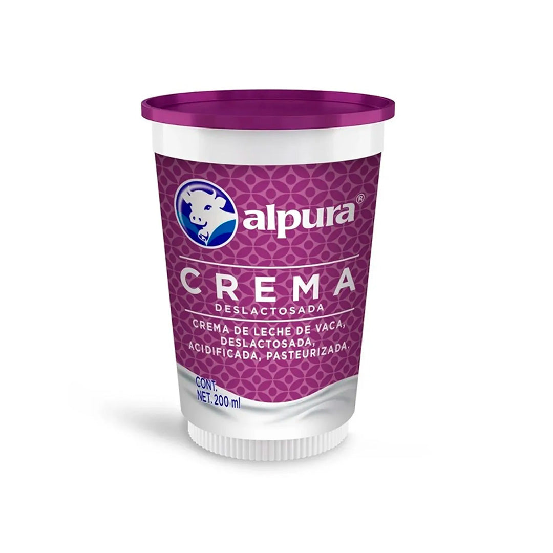 Cremas Alpura Deslactosada 200 Ml