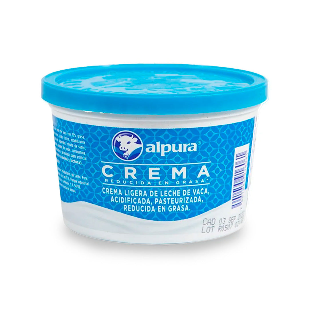 Cremas Alpura Reducida En Grasa 426 Ml